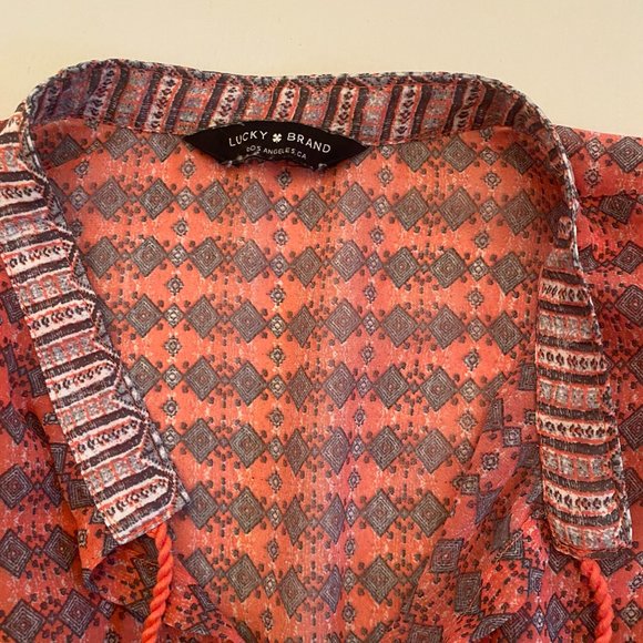 Lucky Brand sz, S blouse - Picture 3 of 4